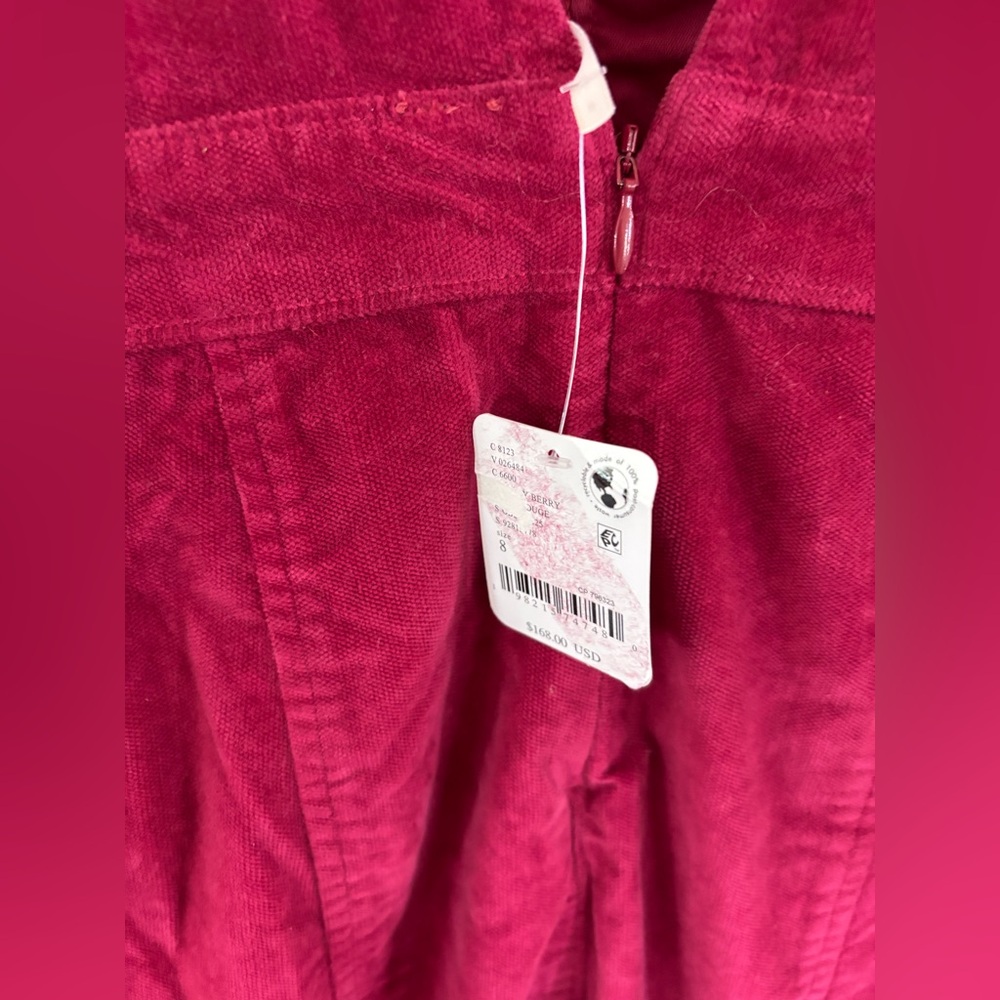 Free People Party Starter Belted Velvet Jumpsuit NWT - Picture 6 of 6
